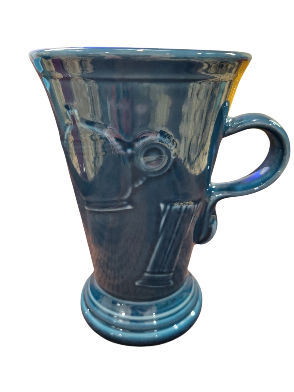 Fiesta Ware Pedestal Mug 18oz Latte Coffee Cup Retired Shape Excellent Juniper
